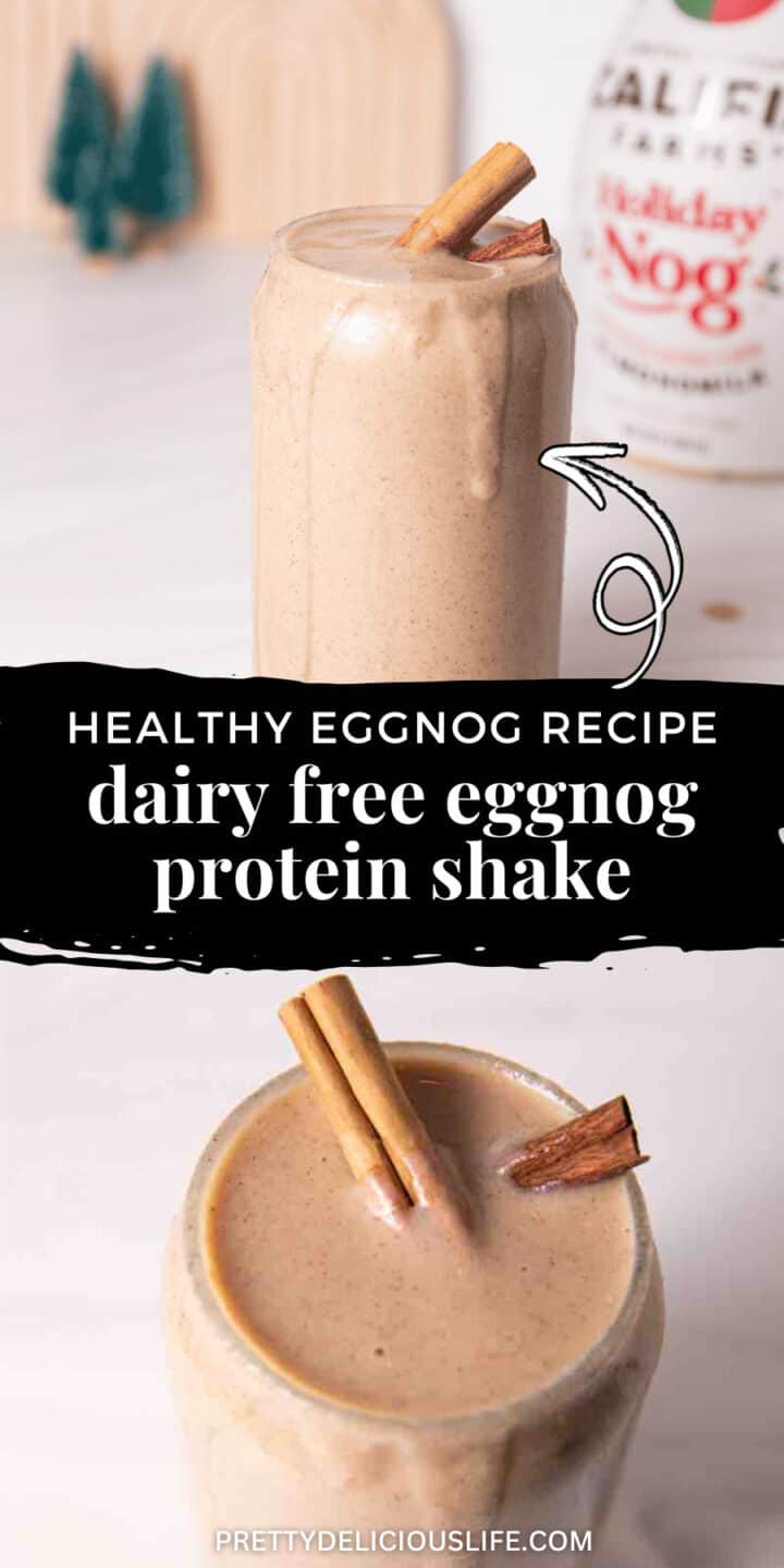 Eggnog Protein Shake - Pretty Delicious Life