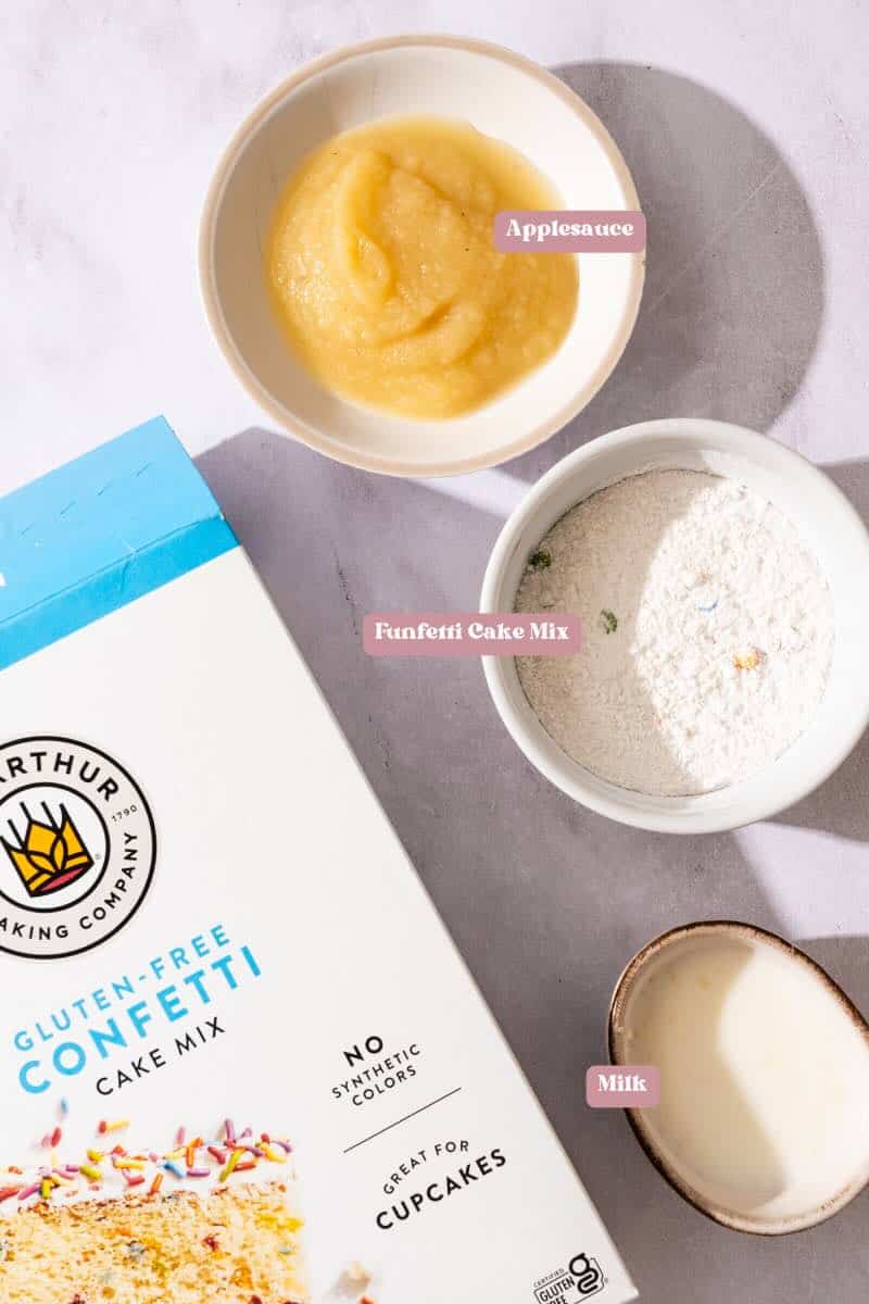 3 ingredient mug cake ingredients