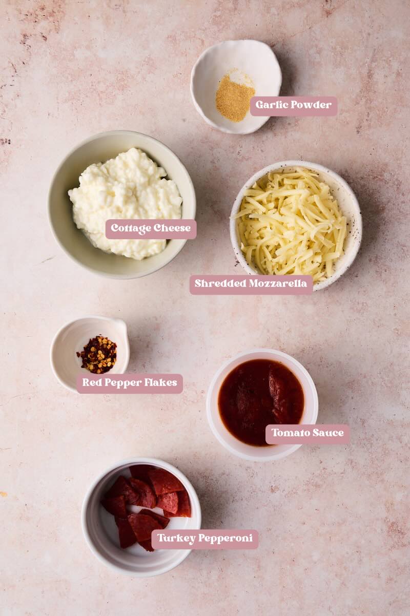 cottage cheese pizza bowl ingredients
