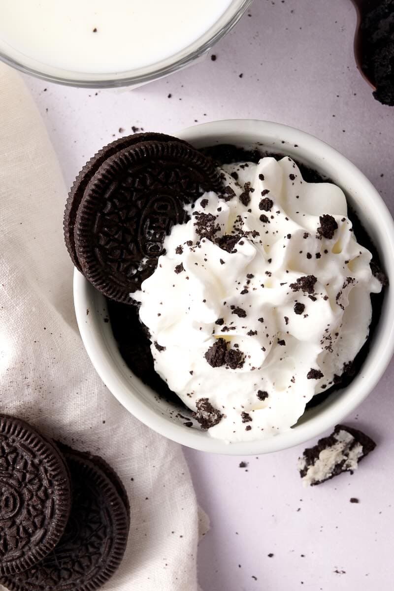 Best Quick &amp; Easy 2 Ingredient Oreo Mug Cake Recipe