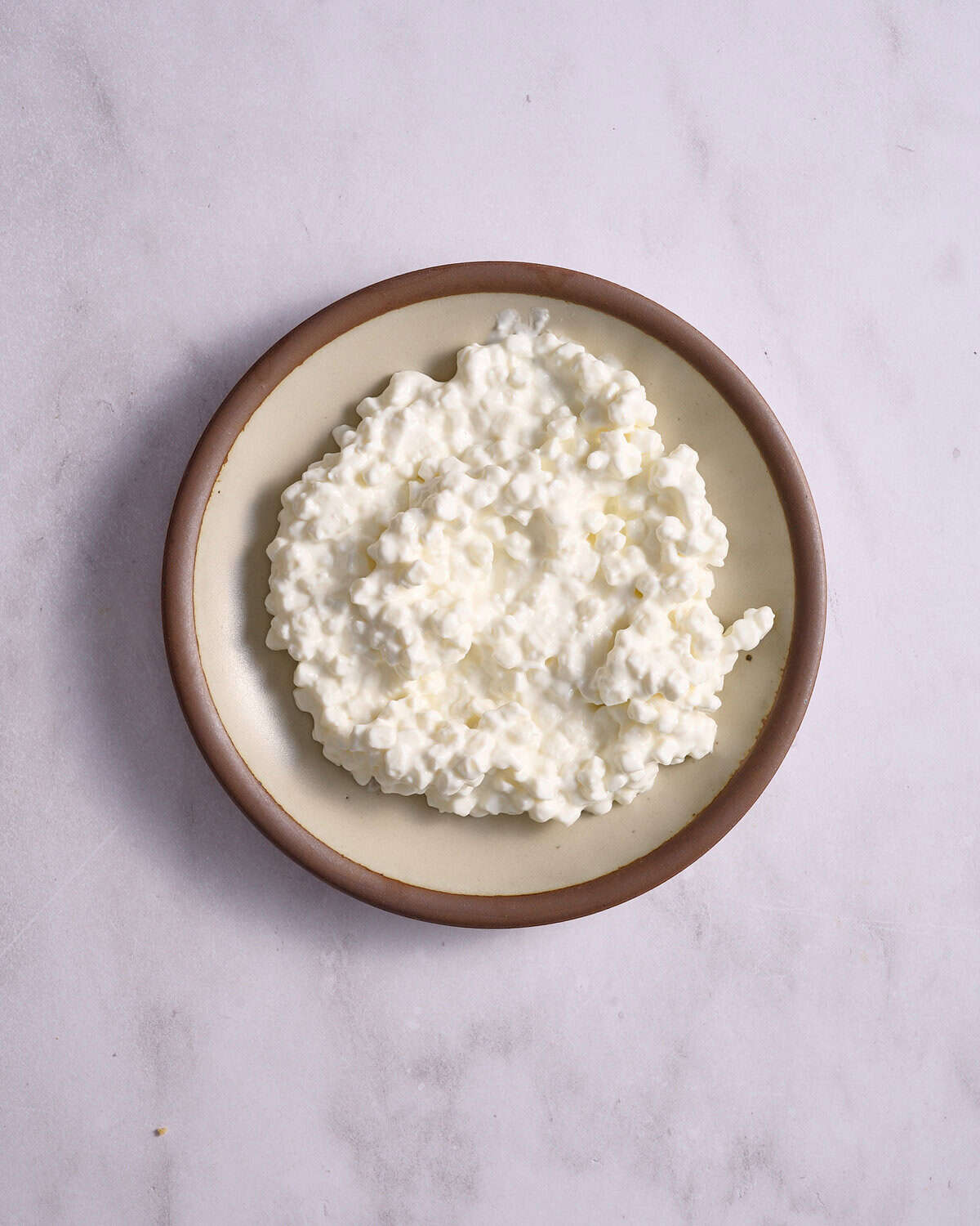 cottage cheese and peaches step 1