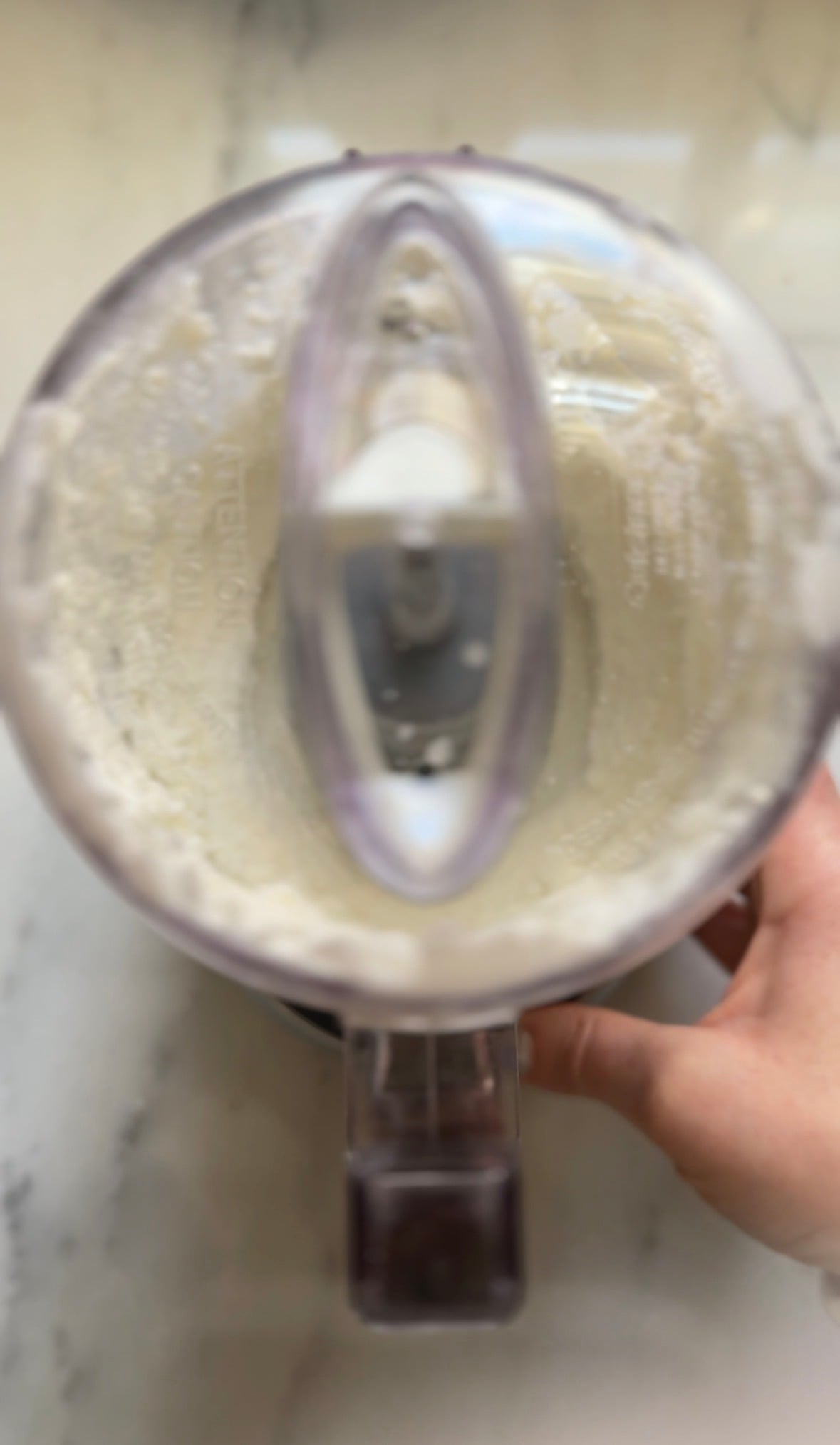 Whip the cottage cheese in a food processor for the high protein carrot cake.