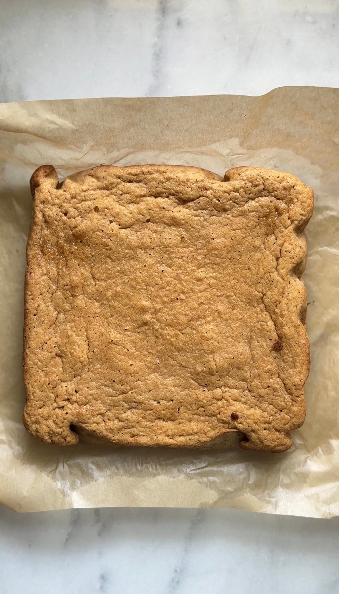Let the dairy free and gluten free cake completely cool out of the cake pan.